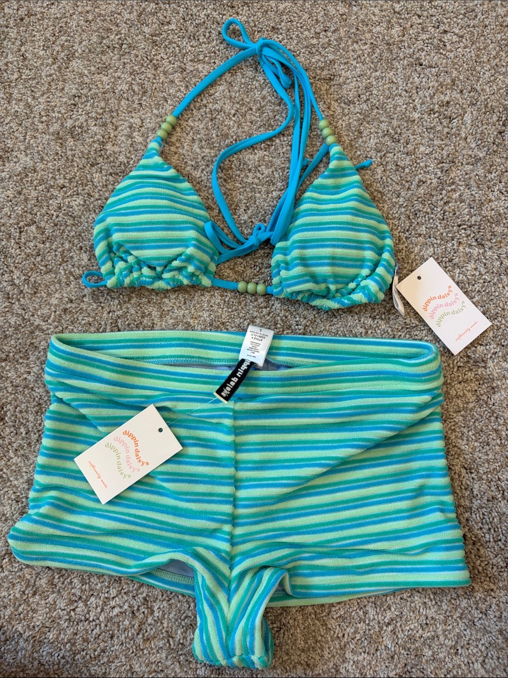 Dippin Daisies Boyshort Bikini NWT